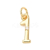 Brass Micro Pave Cubic Zirconia Pendants KK-D019-28G-2