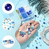 DIY Evil Eye Lampwork & Glass Beads Bracelets Jewelry Making Kits DIY-FS0007-43-2