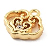 Brass Micro Pave Cubic Zirconia Pendants KK-H511-01G-02-2