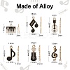 30Pcs 6 Styles Alloy Pendants ENAM-CJ0004-85-2