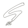 Non-Tarnish 201 Stainless Steel Box Chain Hollow Christian Jesus Face Pendant Necklaces for Women Men LS-NJEW-U005-06P-2
