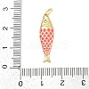 Brass with Cubic Zirconia Pendants X-KK-G522-43G-02-3
