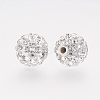 Polymer Clay Rhinestone Beads X-RB-K050-10mm-C31-2