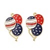 Independence Day Alloy Enamel Pendants ENAM-G229-04G-01-1
