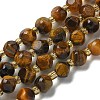 Natural Tiger Eye Beads Strands G-K387-A04-01-2