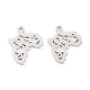 Non-Tarnish 304 Stainless Steel Pendants LS-STAS-D007-04S-1