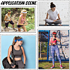 5Pcs 5 Colors Cotton & Spandex Yarns Exercise Elastic Headbands OHAR-CY0001-13-4