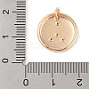 Brass with Clear Cubic Zirconia Pendants KK-N256-24D-G-3