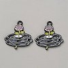 Zinc Alloy Enamel Pendants ENAM-CJC0021-20H-1