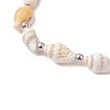 Synthetic Magnesite Beaded Stretch Bracelets for Women Men BJEW-TA00581-01-3