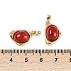 Natural Carnelian(Dyed & Heated) Pendants KK-U043-52G-02-3