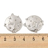 Non-Tarnish 304 Stainless Steel Pendant Rhinestone Settings STAS-P356-12P-3