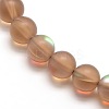 Synthetic Moonstone Beads Strands G-F142-8mm-04-3