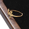 304 Stainless Steel Cuff Rings for Women RJEW-D285-01G-Q-5