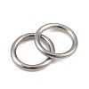 304 Stainless Steel Closed Jump Rings STAS-G393-06P-13-3