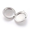 Tarnish Resistant 316 Stainless Steel Locket Pendants STAS-P237-06P-2