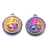 201 Stainless Steel Pendants STAS-N098-142M-3