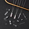 30Pcs 4 Styles Glass Bottle Pendants GLAA-YW0004-23-5