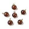 Alloy Glass Pendants GLAA-P080-03G-08-1