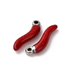 304 Stainless Steel Enamel Pendants LS-STAS-P406-19B-P-2