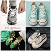 Plastic Imitation Pearl Bowknot Shoe Charms DIY-WH20002-152D-4