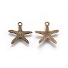 Tibetan Style Alloy Pendants TIBEP-EA306YKG-AB-LF-1