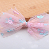4.5M Sakura Printed Chinlon Tulle Rolls DIY-LP0005-97B-3