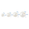Glass Pearl Beads Strands Sets HY-TA0001-B-02-9
