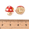 Rack Plating Alloy Enamel European Beads PALLOY-S189-48G-2