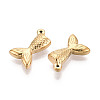 304 Stainless Steel Fishtail Pendants STAS-T069-11G-2