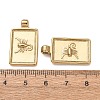 304 Stainless Steel Pendants STAS-C184-11G-07-2