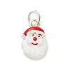 Christmas Themes Alloy Enamel Pendants FIND-I063-01E-1