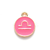 Alloy Enamel Pendants ENAM-S124-01A-03K-2
