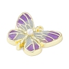 Rack Plating Alloy Enamel Pendants PALLOY-F018-22G-01-2