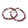 Natural Mookaite Beads Stretch Bracelets BJEW-F380-01-A17-1