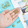 20Pcs 10 Styles Sea Animals Brass Pendants KK-HS0001-26-3
