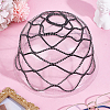 1Pc Rhinestone Mesh Headpiece Cap AJEW-HY0002-55B-4