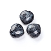 Natural Larvikite Heart Love Palm Worry Stone G-I274-46C-1