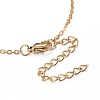 Ion Plating(IP) 304 Stainless Steel Pendant Necklaces LS-NJEW-Z007-01G-3