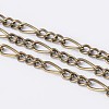 Iron Handmade Chains Figaro Chains Mother-Son Chains CHSM005Y-AB-1