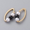 Real 18K Gold Plated Brass Linking Rings LS-KK-L180-101B-G-2
