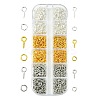DIY 510Pcs 6 Style Iron Screw Eye Pin Peg Bails DIY-FS0005-34-1