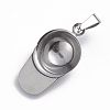 Tarnish Resistant 201 Stainless Steel Pendants STAS-O113-17P-2