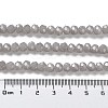 Baking Paint Imitation Jade Glass Bead Strands LS-X-DGLA-A034-J6MM-A43-5