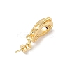 Brass Peg Bails Pin Pendants KK-Q030-11G-1