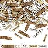 160Pcs 4 Styles Tibetan Style Alloy Pendants TIBEP-AR0001-15-1