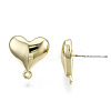 Alloy Stud Earring Findings PALLOY-T064-59LG-RS-3