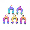 Ion Plating(IP) 201 Stainless Steel Charms LS-STAS-S119-133-1