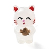 Luminous Resin Lucky Cat Display Decorations DJEW-P020-01C-2