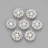 Alloy Rhinestone Shank Buttons RB-S065-06-2